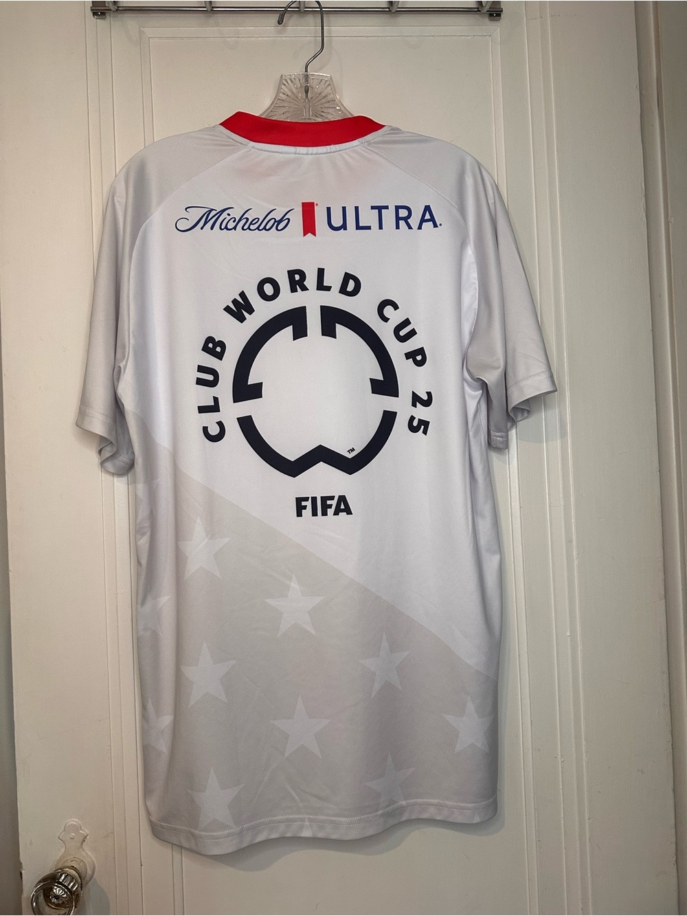 Men's White FIFA Club World Cup 25 Jersey with Branding